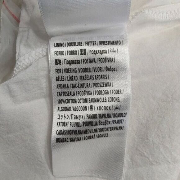 FARM Rio Midi Dress XL White Richelieu Bustier Corset Eyelet Resort Bridal - Picture 13 of 16